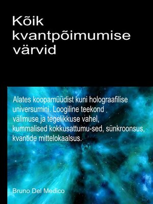 cover image of Kõik kvantpõimumise värvid